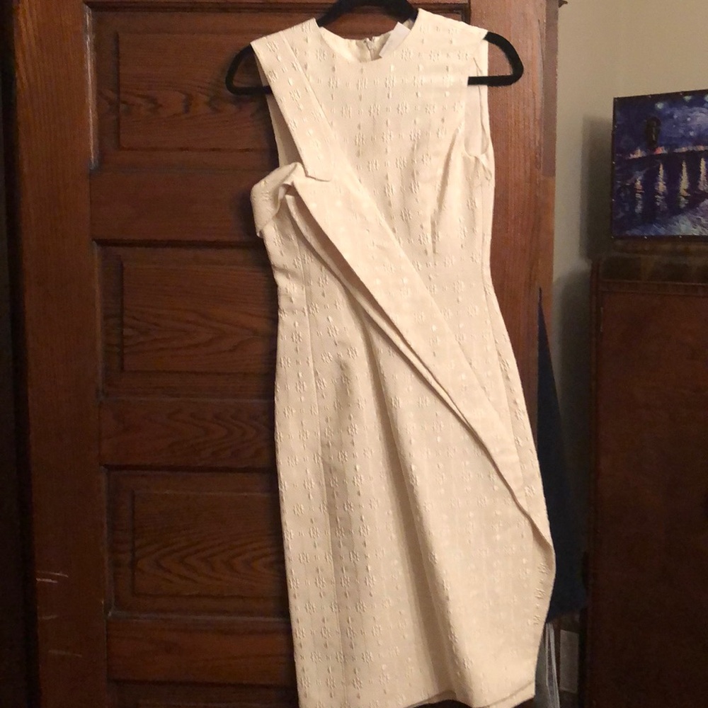 Stella McCartney structured jacquard sheath dress